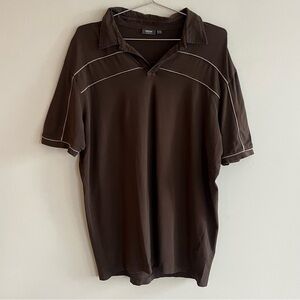 Vintage 90s Mexx Men’s Brown Polo  Shirt